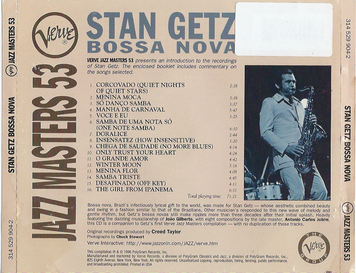 Stan Getz - Bossa Nova: Verve Jazz Masters 53 (1996)