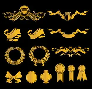 Easy Vector banner and lace 1