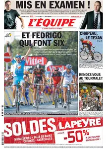 L'Équipe - 21 July 2010