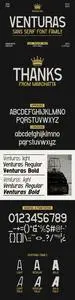 Venturas - Sans Serif Font Family