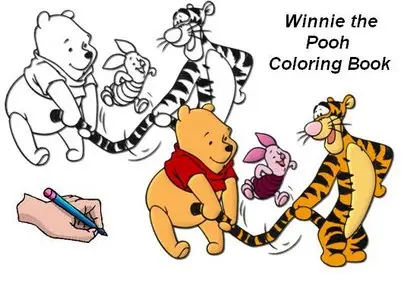 Winnie the Pooh - Coloring Book (Раскраска)
