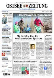 Ostsee Zeitung Greifswalder Zeitung - 26. März 2018