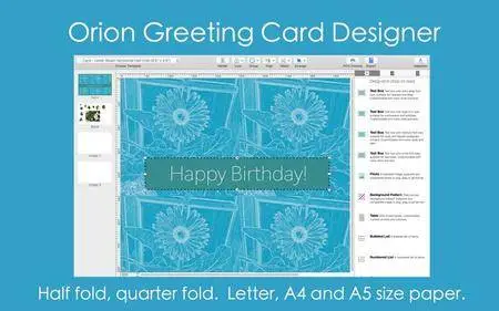 Orion Greeting Card Designer 2.90