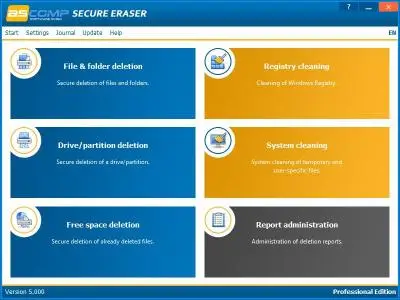 Secure Eraser Professional 5.302 Multilingual