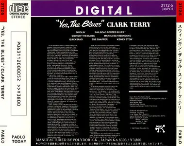 Clark Terry – Yes, The Blues (1981) (Pablo-Polydor Japan-Digital Recording)