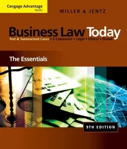 Cengage Advantage Books: Business Law Today: The Essentials by Roger LeRoy Miller (Repost)