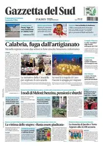 Gazzetta del Sud Catanzaro - 27 Agosto 2023