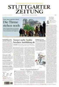 Stuttgarter Zeitung Kreisausgabe Esslingen - 17. April 2019