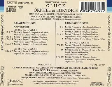 Patrick Peire, Collegium Instrumentale Brugense, Brugensis Capella - Gluck: Orphée et Eurydice - 1859 Berlioz Revision (1993)