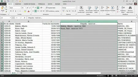 Introducción a Excel 2013