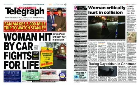 Lancashire Telegraph (Burnley, Pendle, Rossendale) – December 31, 2018