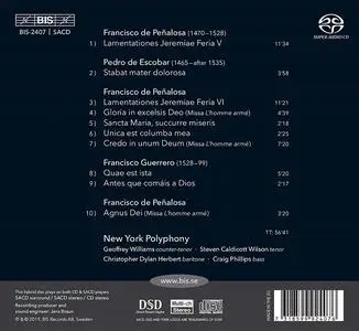 New York Polyphony - Francisco de Peñalosa: Lamentationes (2019)
