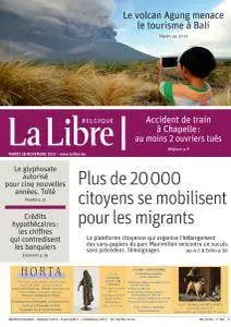 La Libre Belgique du Mardi 28 Novembre 2017