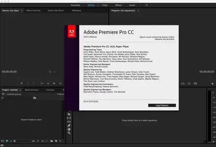 Adobe Premiere Pro CC 2015 v9.0.0 build 247 Multilangual Mac OS X