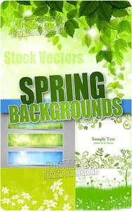 Spring backgrounds - Stock Vectors