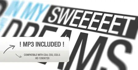 Close Your Eyes Typography - Project for After Effects (VideoHive)