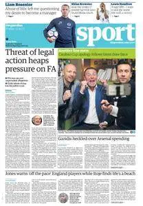 The Guardian Sports supplement  27 October 2017