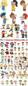 Vectors - Cartoon Children Mix 27