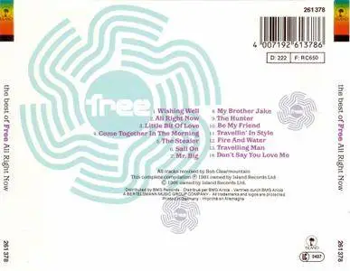 Free - The Best Of Free: All Right Now (1991)