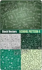 School pattern 4 - Stock Vector