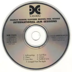 Charlie Parker, Clifford Brown, Phil Woods - International Jam Sessions (1995) {Xanadu XCD1232 rec 1950-1957}