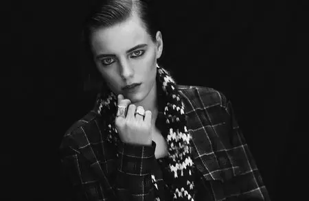 Erika Linder by Stefan Zschernitz for Twin #9 Fall 2013