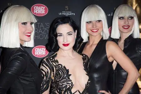 Dita Von Teese - ‘Le Crazy Horse’ opening night in Paris on March 15, 2016