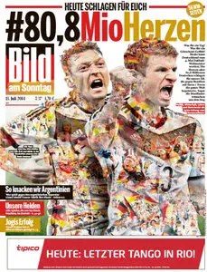 Bild Zeitung vom 13 Juli 2014
