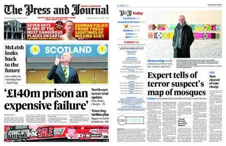 The Press and Journal Aberdeen – February 17, 2018