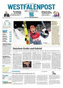 Westfalenpost am Sonntag - 18. Februar 2018