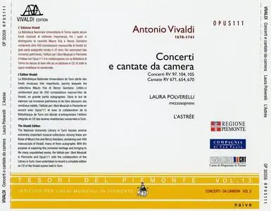 L'Astrée, Laura Polverelli - Antonio Vivaldi: Concerti e cantate da camera I (2002)
