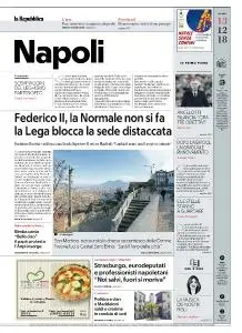 la Repubblica Napoli - 13 Dicembre 2018