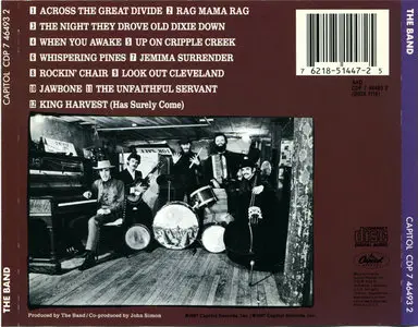The Band - The Band (1969) [1987, Capitol Records]