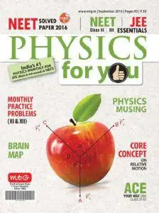 Physics For You - September 2016