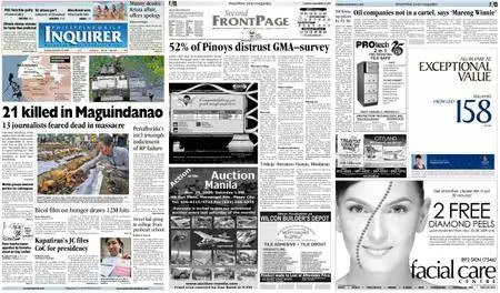 Philippine Daily Inquirer – November 24, 2009