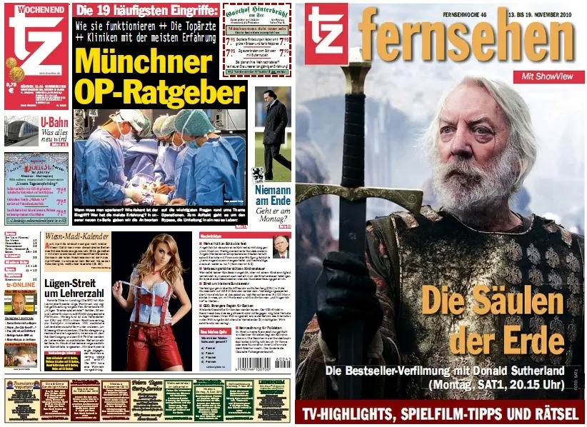 TZ München Wochenendausgabe vom 13./14. November 2010
