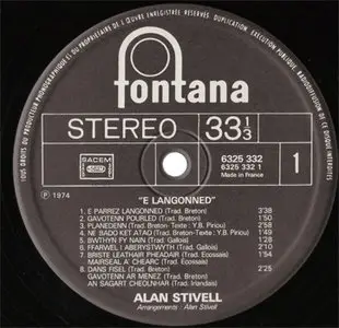 Alan Stivell - E Langonned (Fontana 6325 332) (FR 1974) (Vinyl 24-96 & 16-44.1)