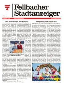 Fellbacher Stadtanzeiger - 10. Oktober 2018