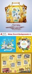 Vectors - Shiny Travel Backgrounds 11