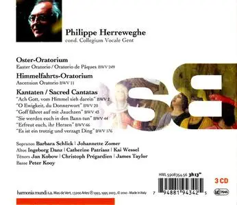 Philippe Herreweghe, Collegium Vocale Gent - Johann Sebastian Bach: Oster-Oratorium, Himmelfahrts-Oratorium, Cantatas (2010)
