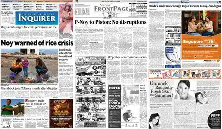 Philippine Daily Inquirer – April 12, 2011