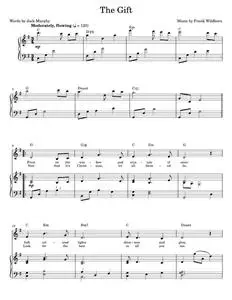 The Gift - Joe Darion, Linda Eder, Man Of La Mancha Musical (Piano-Vocal-Guitar)