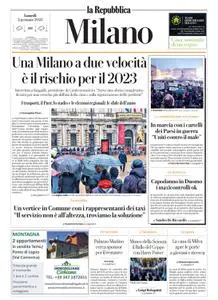 la Repubblica Milano - 2 Gennaio 2023