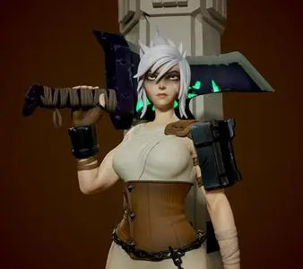 Riven League of Legends - Inaki Sculpts