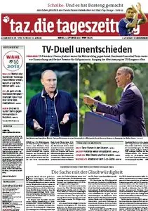 Tageszeitung TAZ vom 02 September 2013