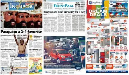 Philippine Daily Inquirer – April 13, 2014