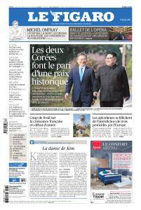 Le Figaro du Samedi 28 et Dimanche 29 Avril 2018