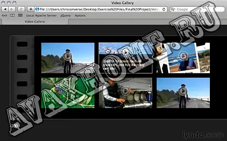Lynda.com - Create Animated Rollovers with jQuery and Dreamweaver