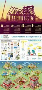 Vectors - Construction Backgrounds 5