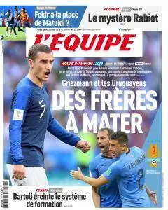 L'equipe du Jeudi 5 Juillet 2018